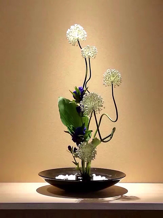 南京学花艺日式剑山插花培训